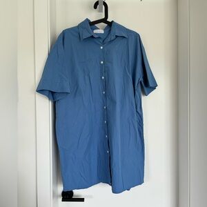 Oak + Fort shirt dress size S.